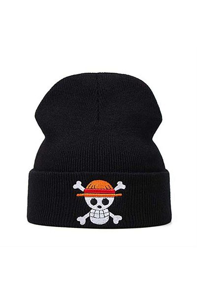 Köstebek Anime One Piece Logo Black Beret