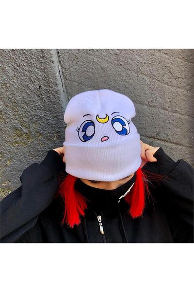 Köstebek Anime Sailor Moon Cat Luna Beanie