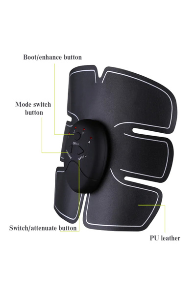 qualitytime Karın Kası Geliştirme Gobek Eritmeye Yardımcı Masaj Aleti Six Pack Fitness