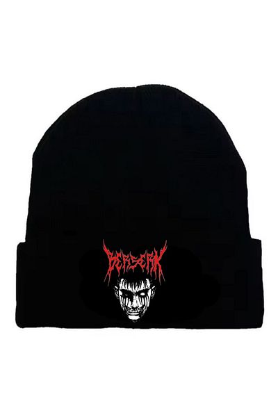 Köstebek Black Anime Berserk Devil Beret