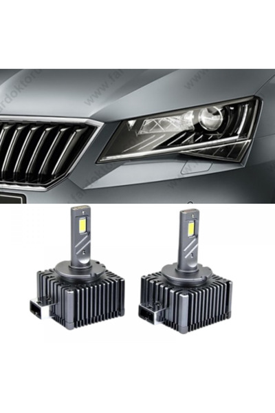 Fardoktoru SKODA SUPERB III (2015-2019) D3S LED XENON OTO AMPULÜ   ULTIMATE