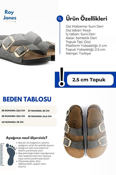 Roy Jones Sandale de damă ergonomice și elegante Astral Shine
