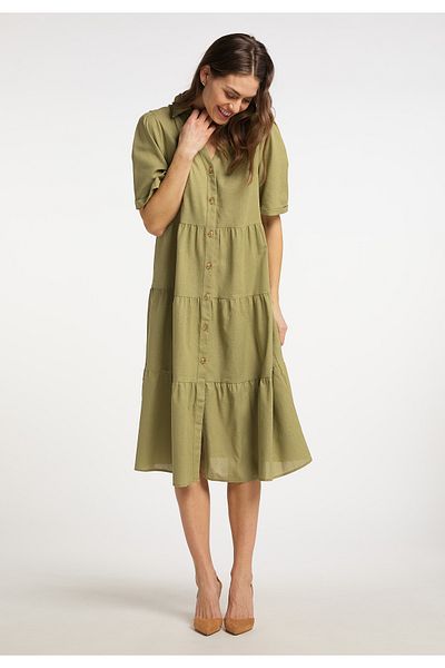 USHA Weites Midikleid