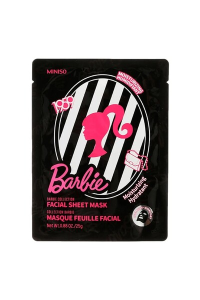 Miniso Barbie Lisanslı Kağıt Yüz Maskesi - Nemlendirici