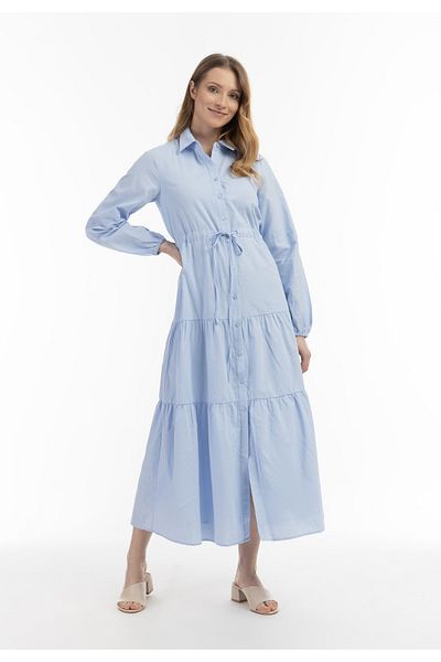 USHA Maxikleid Aus Baumwolle