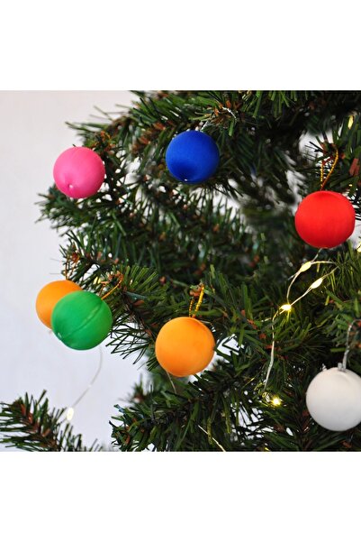 Kikajoy كرات زينة للشجرة، مجموعة متنوعة من 12 قطعة - 3 سم -
