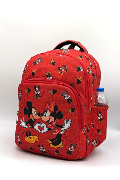 betto's 3 Piece Set First School Bag Set Girl Child Character Patterned Primary School Bag Red