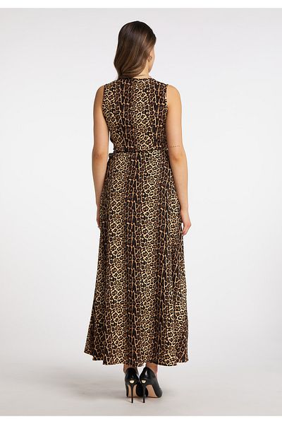 Faina Maxikleid mit Leoprint