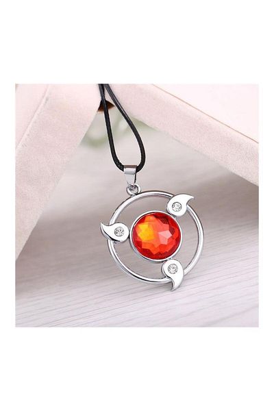 Köstebek Anime Naruto Round Eyes Wheels Chain Necklace