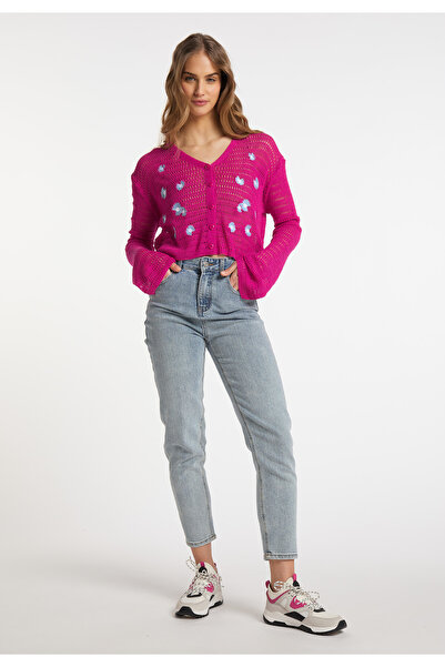 myMo Cropped Strickjacke