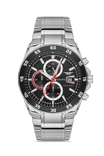 FERRO Men's Silver Wristwatch - Steel Band, Fm31216A-A2