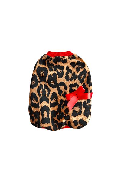 atelyu Leopard Patterned Cat Dog T-Shirt