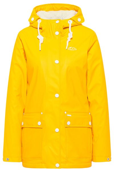 Icebound Regenjacke Mit Faux-fur Innenfutter