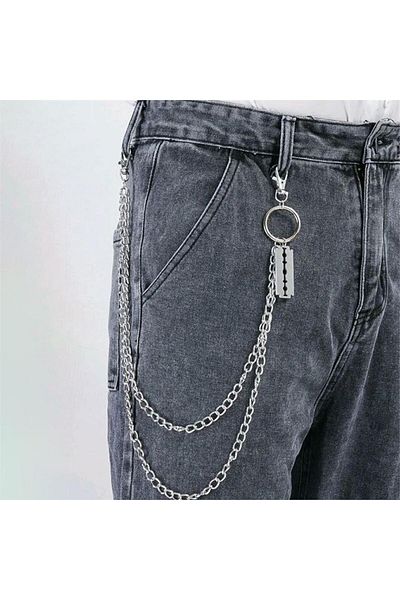 Köstebek Razor Detailed Double Trouser Chain
