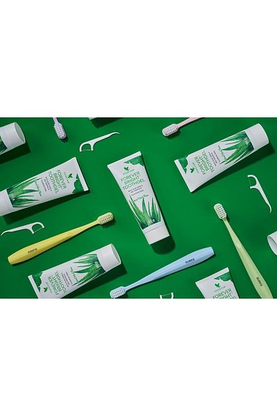 Forever Living Bright Toothgel Toothpaste with Aloe Vera - 2 Pieces