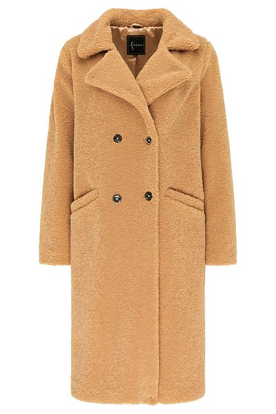 Faina Mantel Aus Faux Shearling