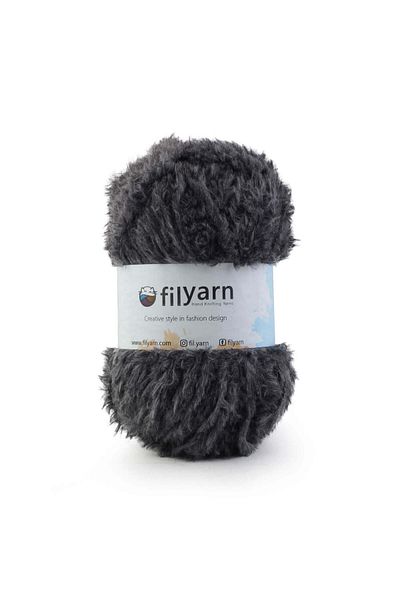 Filyarn Wildcat Single - Soft Fur Beard Cat Rope, Knitting Rope Feather Rope, Cat Play Rope