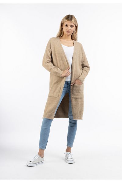 USHA Strick Cardigan sivene