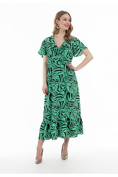 Faina Kleid mit Zebramuster
