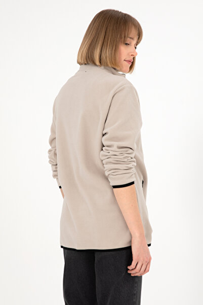 U.S. Polo Assn. Erkek Taş Basic Polar Hırka 50298066-VR049