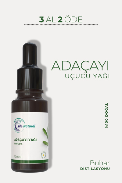 Şile Natural Adaçayı Uçucu Yağ 10 ml - Şile Tıbbi Aromatik Bitkiler Tarımsal Kalkınma Kooperatifi