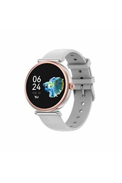 You Watch F15-Yf152 You Smart Silver & Gray Silicon Kol Saati