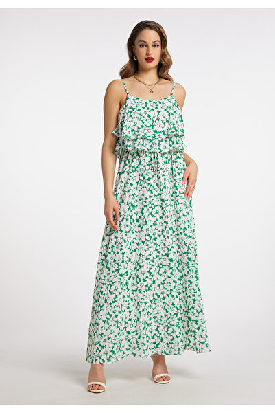 Faina Maxikleid mit Blumenprint