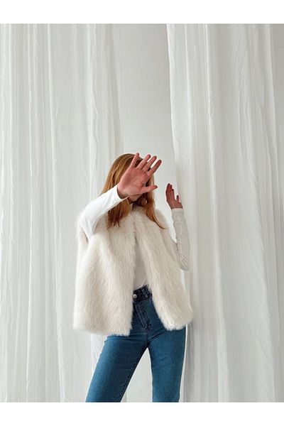 FASHION HAYAL Nexeva Hayal Fashion Short Fur Vest