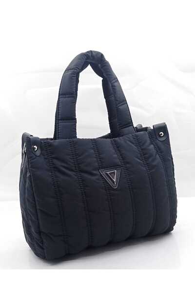 MAC&MOS Geantă de umăr matlasată neagră de damă