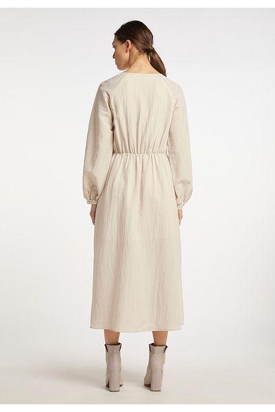 USHA Kleid Langarm Maxi