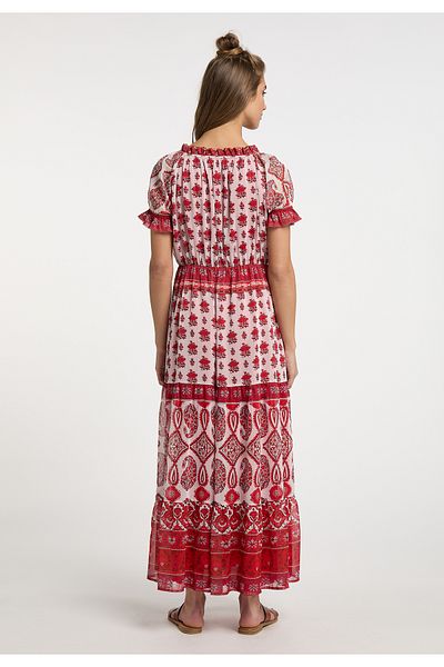 USHA Maxikleid Mit Allover-print