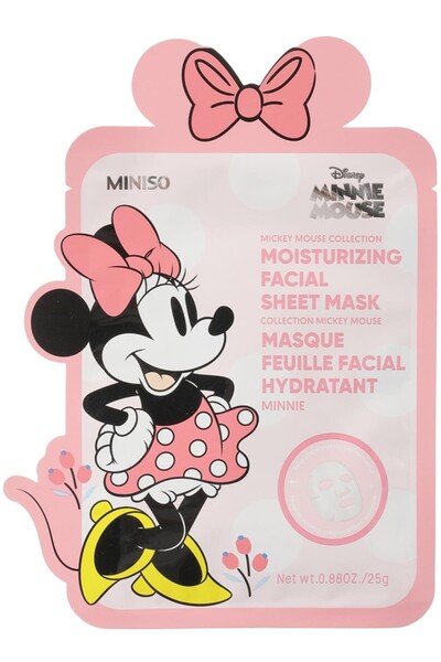 Miniso Minnie Mouse Lisanslı Kağıt Yüz Maskesi