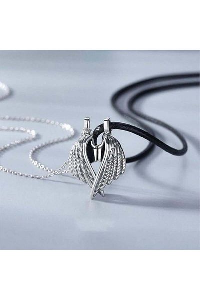Köstebek Angel Wings Double Necklace