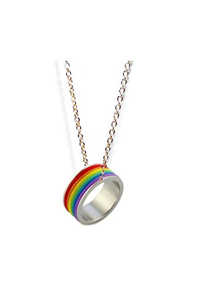 Köstebek - Rainbow (Gökkuşağı) Yüzük Kolye