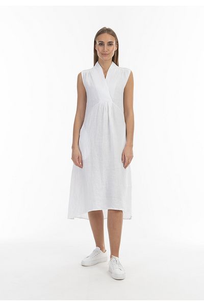 RISA Midikleid aus Leinen