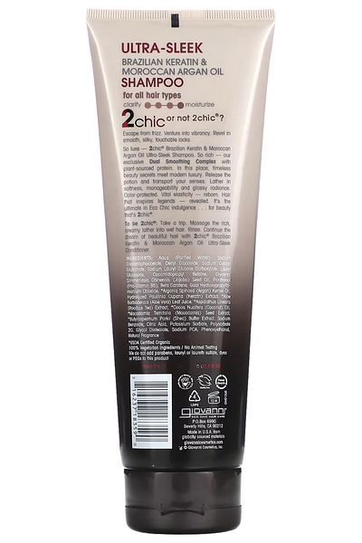 Giovanni 2Chic Ultra-Sleek Shampoo 250ml