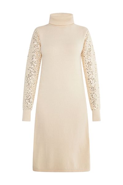 usha black label Strickkleid mit Pailletten