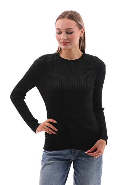 Aylin Daylight Zero Collar Slim Fit Knitting Sweater