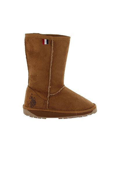 U.S. Polo Assn. Πόλο Ασν. 279227 Heyo Filet Tan Παιδικές Μπότες 279227 HEYO FILET TAN Καφέ