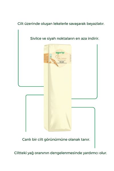 Agarta 1400 gr Natural Handmade Rice Soap