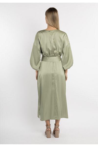 Dreimaster Maxikleid Aus din satin