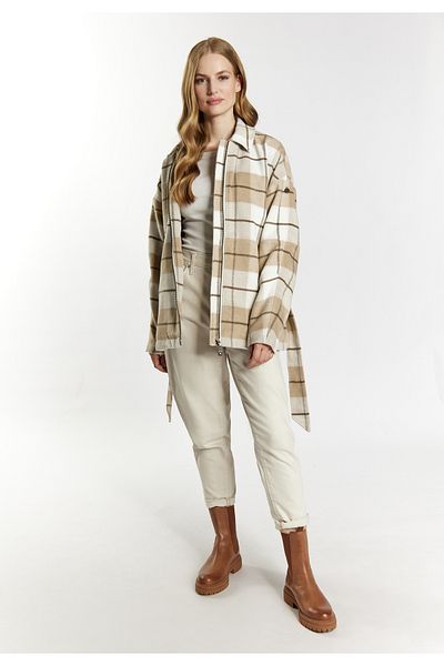 Dreimaster Übergangsjacke Mit Karomuster