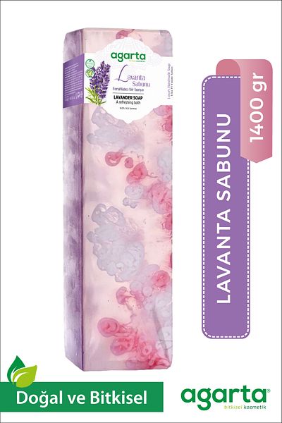 Agarta Lavender Soap - 1400 gr Natural Handmade