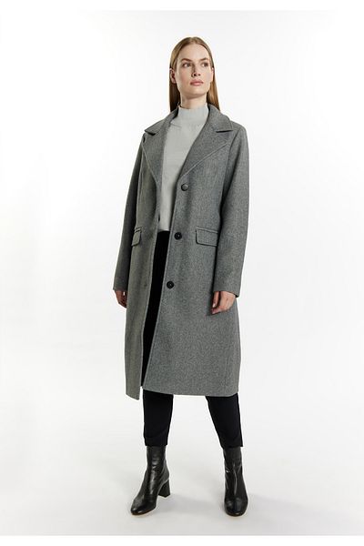 Dreimaster Übergangsjacke In Wolloptik