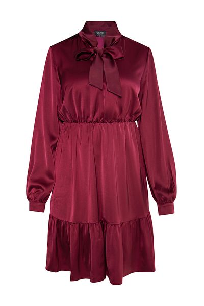 USHA Midikleid Mit Volant