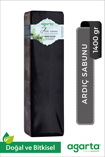 Agarta Doğal El Yapımı Ardıç Katranı Sabunu 1400 gr