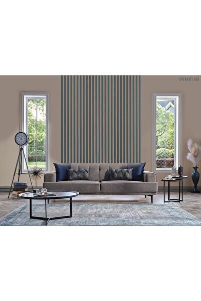 exalted hawk Dekoratif Antrasit Gri İskandinav Duvar Çıtası 50CMX5CM ÖLÇÜLERİNDE 1 Paket(10 Adet)