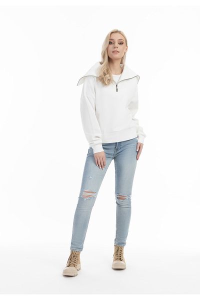 Dreimaster Oversize Troyer-sweater
