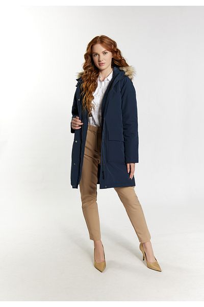 Dreimaster Winterparka Mit Kunstfell