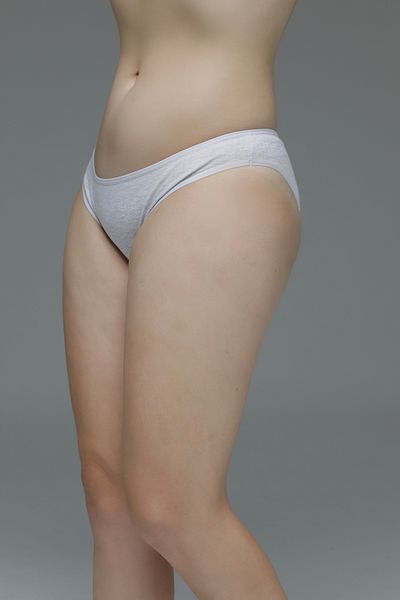MİSTİRİK Slip sport model Taranto cu talie înaltă moale elastică - Culoare gri
